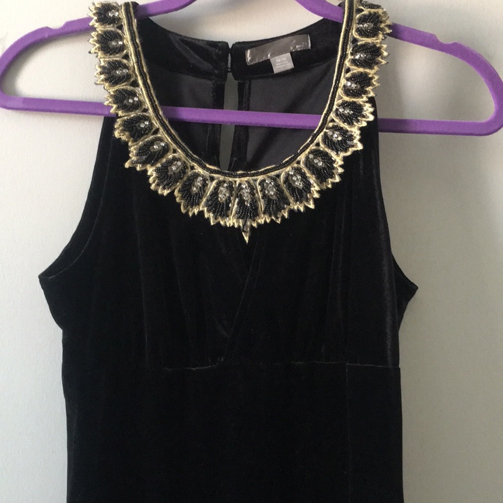 F21 Velvet Embellished dress - Picture 1 of 6